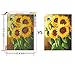 Diamond Painting Kits for Adults, 5D DIY Full Drill Diamond Art Kit with Ab Crystal Rhinestone,Paint with Diamond for Home Wall Decor Sunflower (Sunflower, 11.8x15.7Inch)