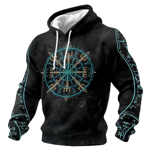 Sweat a capuche homme avec motif graphique original et doublure polaire