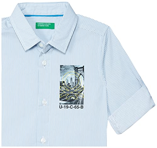 Image of United Colors of Benetton Baby-Boy's Geometric Regular Fit Shirt