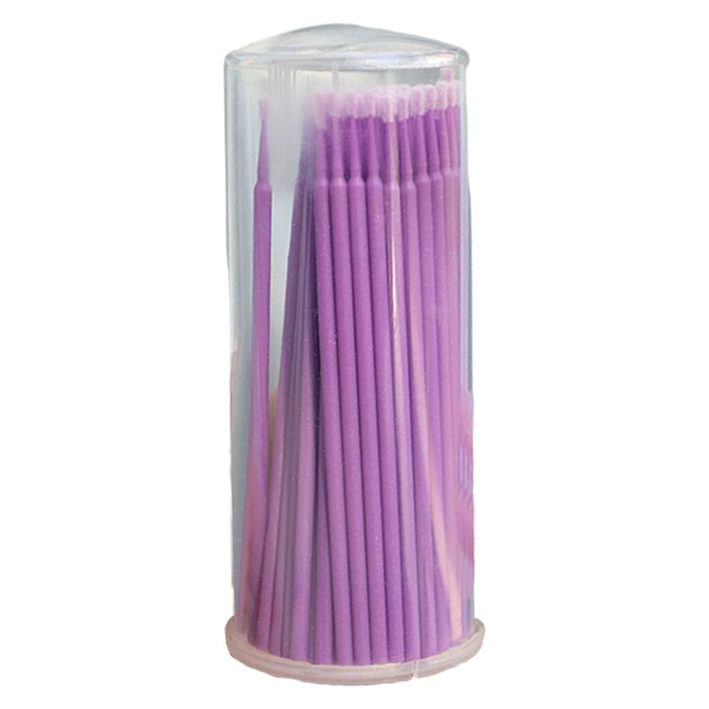 Club Bollywood®6x100PCS Eyelash Cotton Swab Disposable for Eye Makeup 96x1.9mm Head Purple|Health & Beauty|Makeup|Makeup Tools & Accessories|Eyelash Tools-picture-13