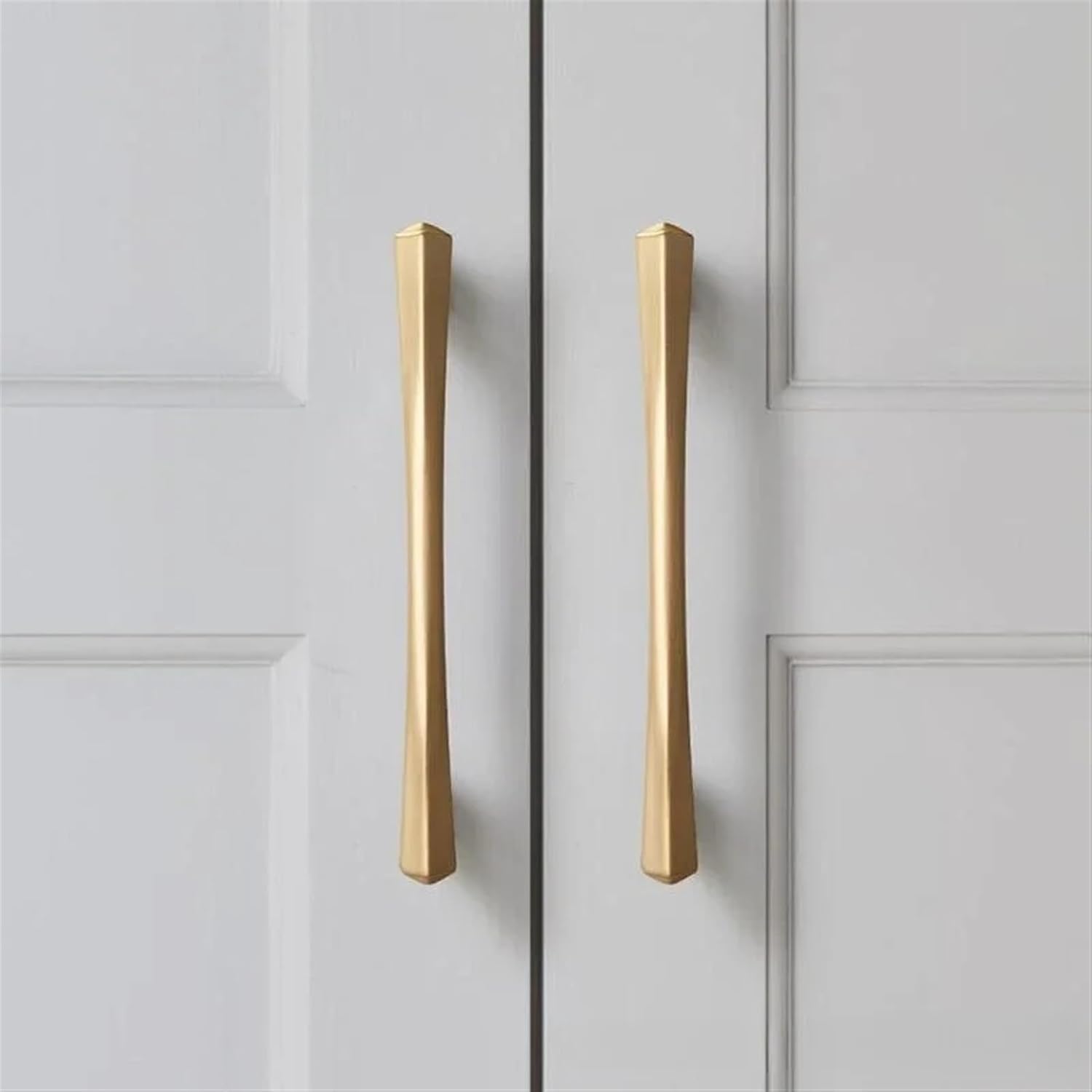 Gold Cupboard Kitchen Hardware Modern Zinc Alloy Cabinet Drawer Handles Dresser Furniture Knobs Dooroom Pulls Drawer Knobs 1Pcs (Color : Handle Single Hole)