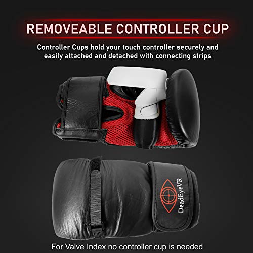 DeadEyeVR Ultimate Boxing Gloves - Boxing Mitts for Oculus Quest and Rift S for Virtual Reality Thrill of The Fight BoxVR