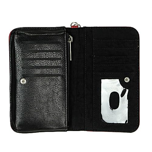 Sherlock Holmes Red and Gold Book-Style Wallet with ID Holder - Snap Closure - Fashionable Wristlet Strap for Mystery Enthusiasts - Sleuthing in Style3