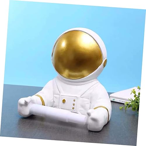Miniatura 6 de DOITOOL Soporte para papel higiénico de astronauta, soporte de pared para colgar toallas de papel, soporte para papel higiénico, soporte para papel
