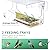 SUNALLY Window Bird Feeder for Outdoors, Clear Birds Feeders Window Mounted with Self-Adhesive Hooks, Outside Wild Bird Watching for Hummingbird,Finch in Garden, Yard, Elderly Kids Viewing