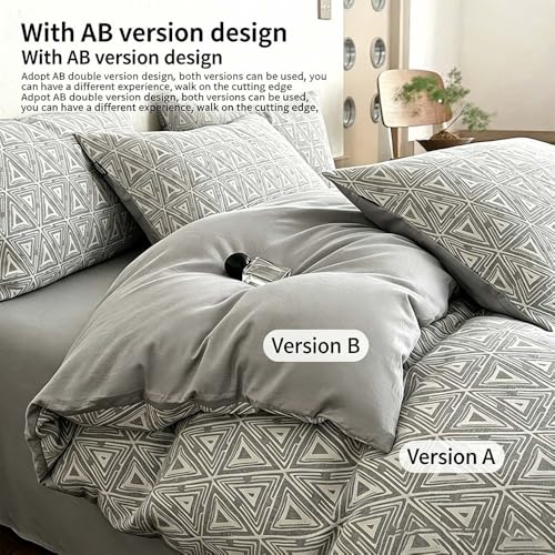 Housse de couette jacquard en coton double de qualité - 6