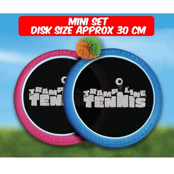 Mini Trampoline Tennis Set - 30cm Diameter, Fun and Skill-Building Game for Ages 4+