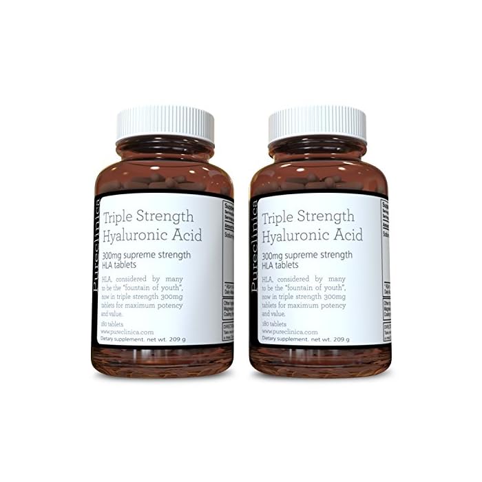 Buy Hyaluronic Acid 300mg x 360 Tablets (2 Bottles of 180 Tablets 6