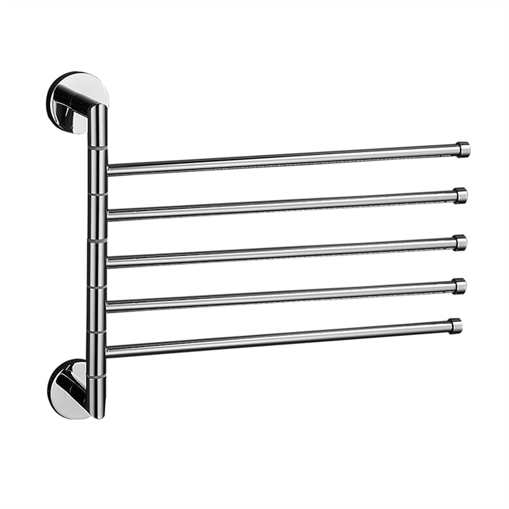 Porte-serviettes pivotant en cuivre étagère de salle de bain chic
