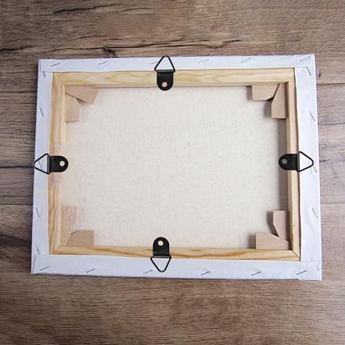 Image of 100Pcs Small Triangle D-Ring Picture Hangers with Screws, Picture Hang Solutions, Black Metal Frame Hooks Hardware for Hanging Clocks, Paintings, Artwork, Photos, Mirror