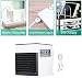 Elvoo El aire frío del mini acondicionador de aire portátil del ventilador...