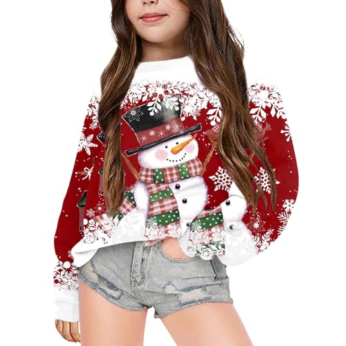 Weihnachtspulli Kinder Weihnachts Sweatshirt, Kids Ugly Pulli,...