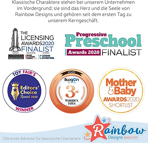 Rainbow Designs Peter Rabbit („Peter Hase“) Jack In The Box - Traditionelles Spielzeug für Babys und Kleinkinder, dekorativer Jack In The Box für das Kinderzimmer des Babys