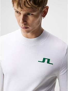JLINDEBERG（メンズ）長袖 ジャカードブリッジロゴクルーネックセーター Amazon.co.jp: J.LINDEBERG（J.LINDEBERG） ゴルフウェア 長袖 ジャ