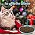 4 Pcs Shallow Cat Food Dish Cat Wet Food Flat Cat Bowls Whisker Fatigue Free Cat Food Bowls Cat Dishes for Food and Water Wide Cat Plate for Kittens and Short Legged Cat