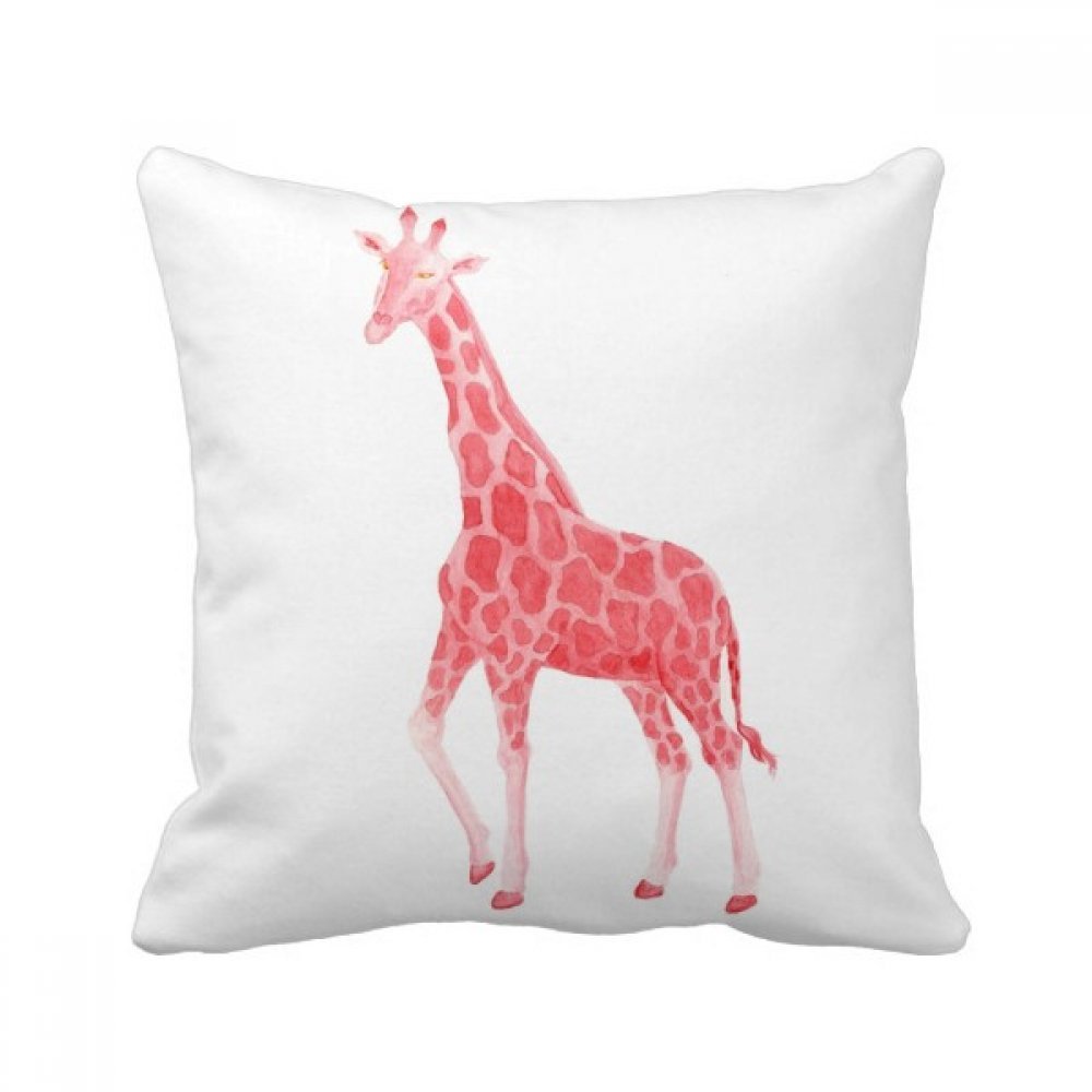 Coussin Girafe 40x40 cm multicolore pour décoration de canapé