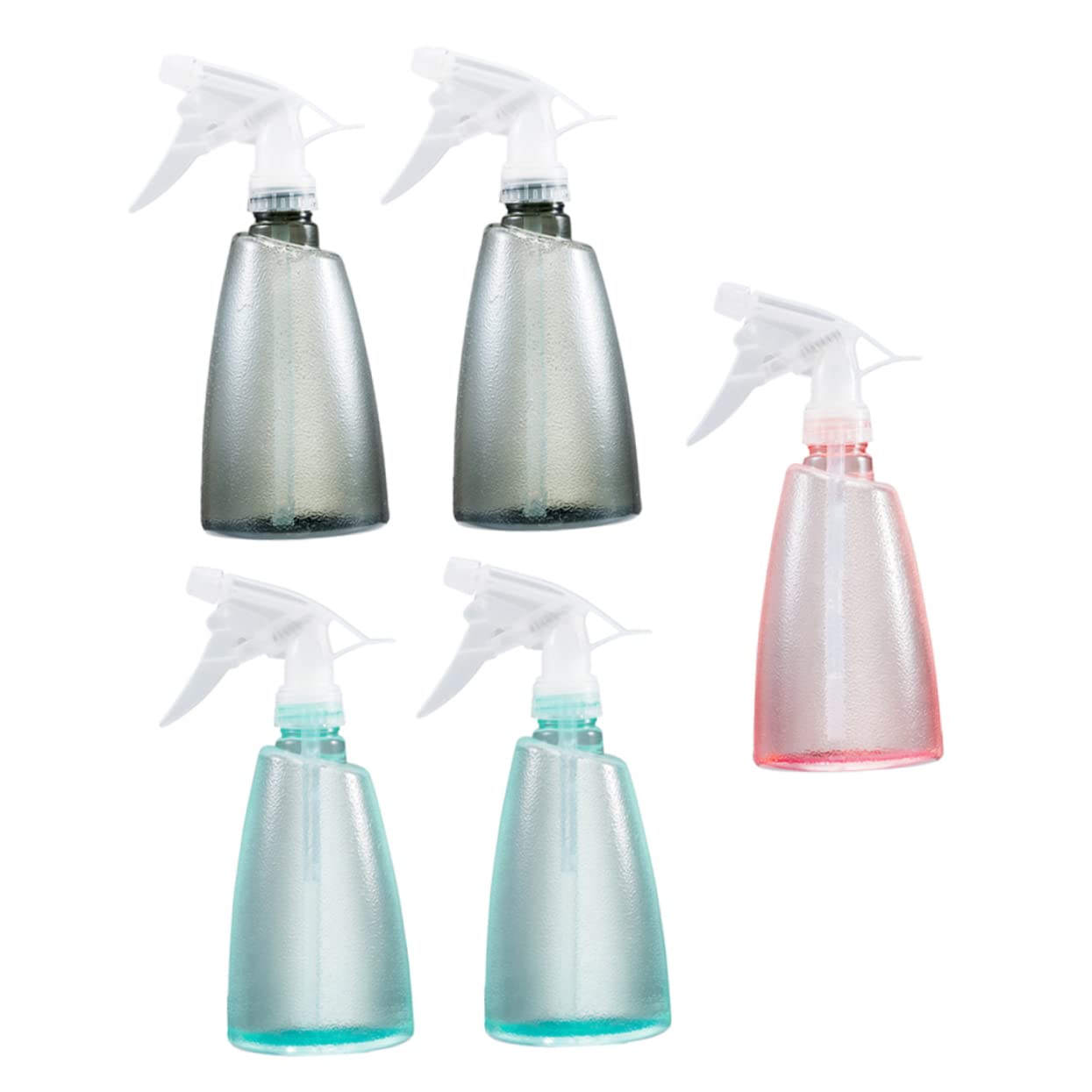 BESPORTBLE Lot De 2 Vaporisateurs Vides De 500 Ml Arrosoirs De Jardin Rechargeables Vaporisateurs Légers Et Anti-fuites 5 Pièces X 2