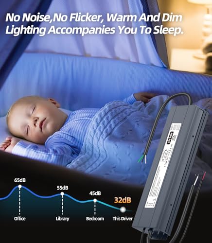 Image of 24V Dimmable LED Driver, 80W Triac LED Transformer Compatible with Lutron & Leviton Switches, Dimmable Led Power Supply Waterproof IP67 AC to DC Adapter for LED Lighting Smooth Flicker Free Dimming