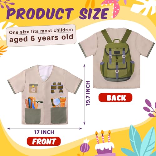 Disfraces roles para niños, set de 12 piezas miniatura 2
