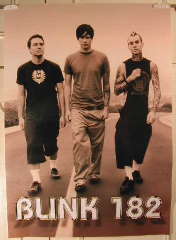 Affiche Blink 182 61x87 cm solution decoration murale pour habiller un mur nu