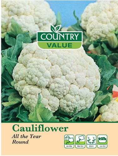 Country Value CAULIFLOWER All the Year Round Seeds