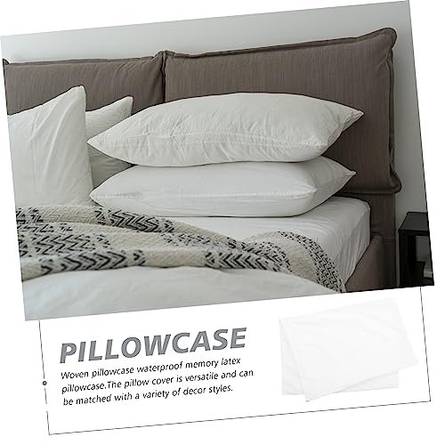 Housse de coussin imperméable 2 pièces avec zip lavable pour oreiller de maison - 8