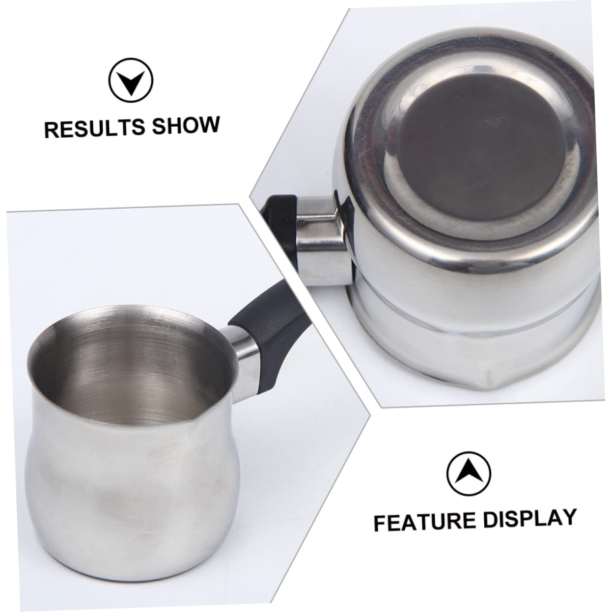 SOLUSTRE Milchaufschäumer Silberfarbener Schäumbecher Kännchen aus Edelstahl 250ml Latte Art Milchbecher mit Zylindrischer Form zum Aufschäumen und Servieren von Milch für Cappuccino