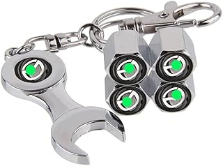 Car Tire Valve Caps, 4 Pcs Tire Valve Stem Caps with Medallion Stylish Durable Dustproof Decorative Fit Maz Cars??Da - by KaberMisr 2020