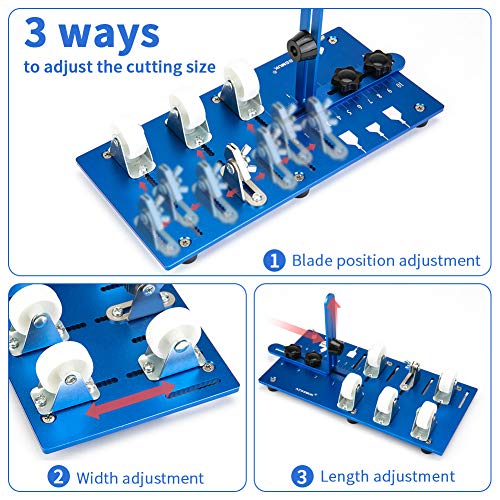 Glass Bottle Cutter Upgraded Bottle Cutting Machine for Cutting Round, Oval Bottles, Home Craft DIY Glass Cutter Bundle Tools for Cutting Wine, Beer, Whiskey, Champagne - Complete Accessories Tool Kit