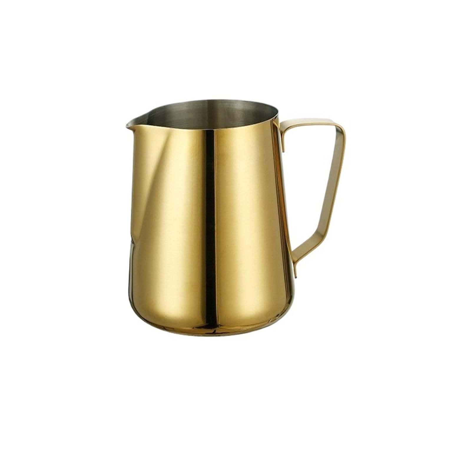 Prutuhea Milk Frothing Jug 900Ml Stainless Steel Pitcher Coffee Frothing Jug Pull Flower Cup Cappuccino Milk Pot Espresso Cup Latte Art Milk Frother Jugs(900Ml No Scale)