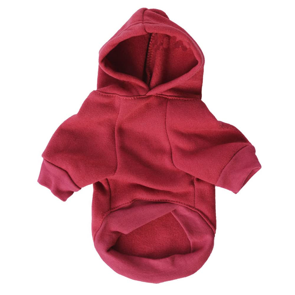 LtuzPet Warm Dog Hoodie Pet Sweatshirt with Hat Cat Overalls Clothes Pet Fleece Clothes