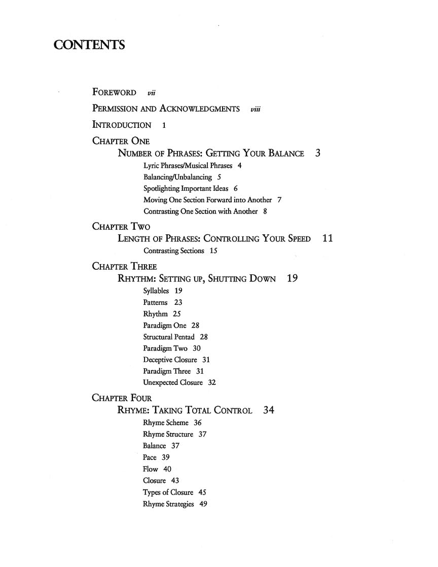 Songwriting Essential Guide to Lyric Form and Structure: Tools and Techniques for Writing Better Lyrics (Songwriting Guides)