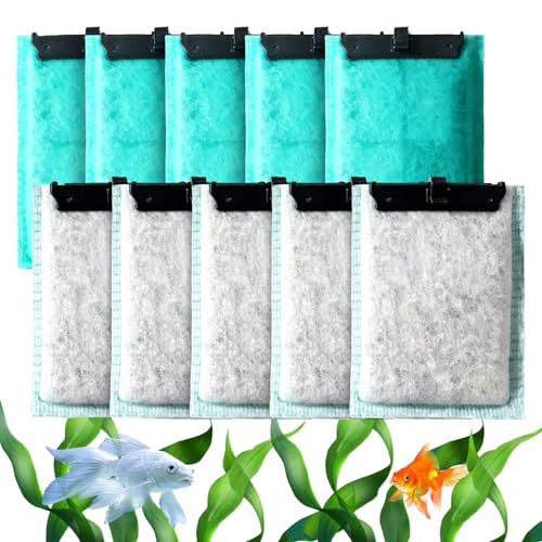Lot de 10 cartouches filtrantes pour aquarium avec agent anti-algues Algostop Depot - Compatible avec Tetra Easycrystal Filter 250 et Tetra Easycrystal...