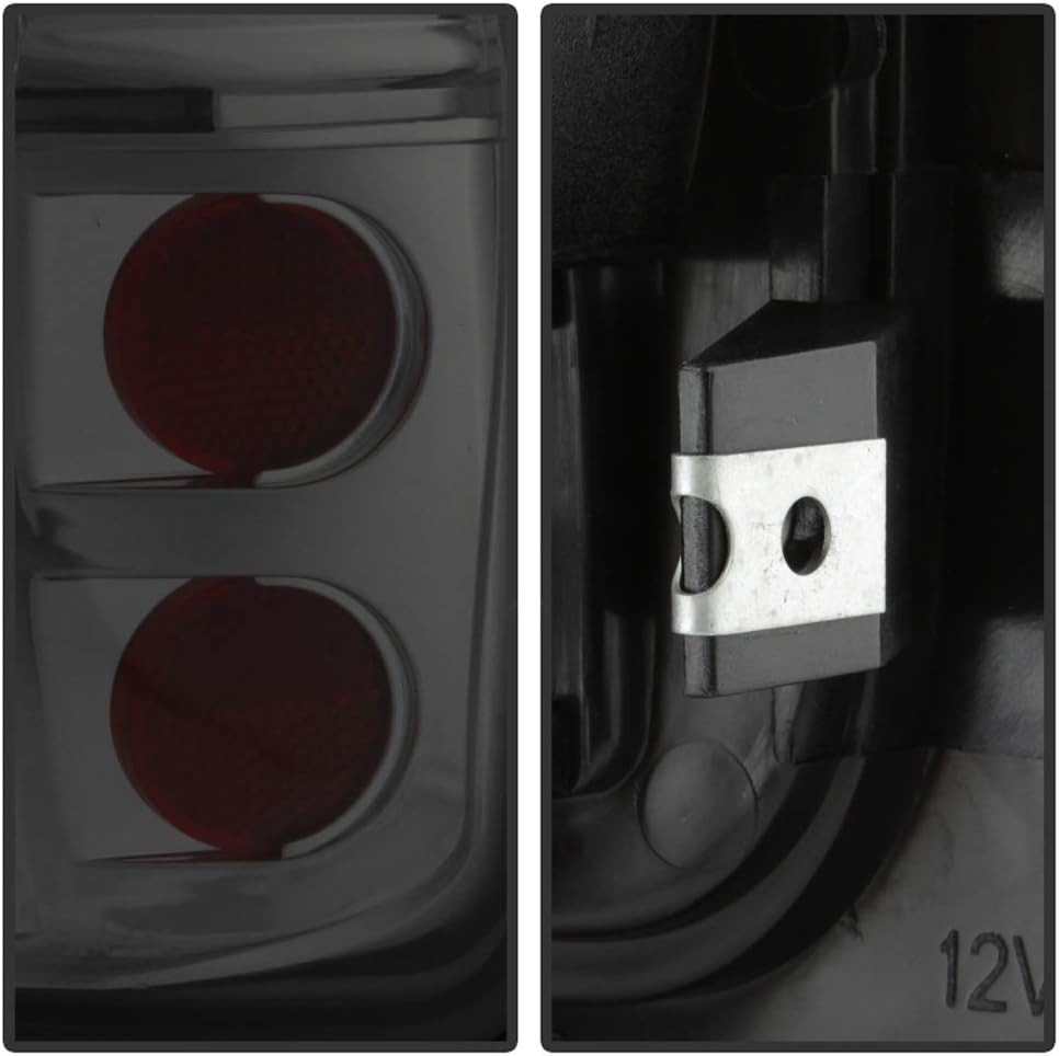 ACANII - For Replacement [Smoke Lens] 1994-2001 Dodge Ram 1500 2500 3500 Tail Lights Lamps