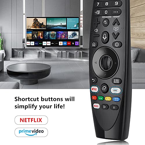 Voice Magic Remote Akb75855501 For Lg An-Mr20Ga An-Mr19Ba Smart Tv Magic Remote Replacement, With Pointer Function #TOP6