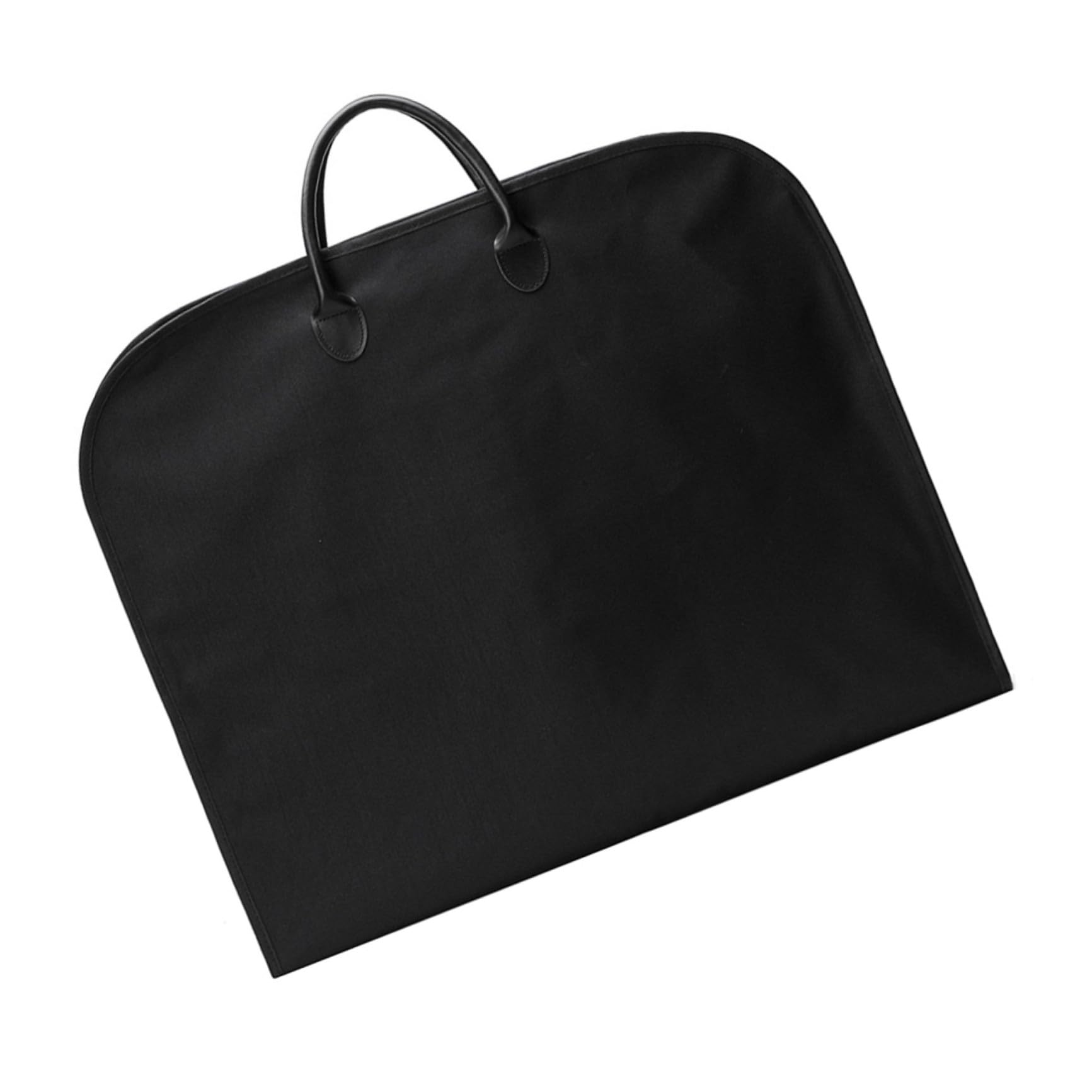 Borsa Porta Abiti da Viaggio Pieghevole Oxford Nero, Custodia Antipolvere Pratica e Portatile per Abiti da Uomo, Appesa per Armadio Casa e Hotel