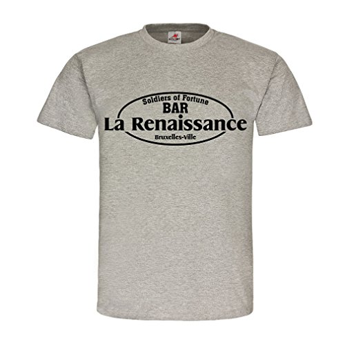 T-Shirt Soldiers of Fortune Renaissance Bruxelles en coton resistant imprime retro des annees 70