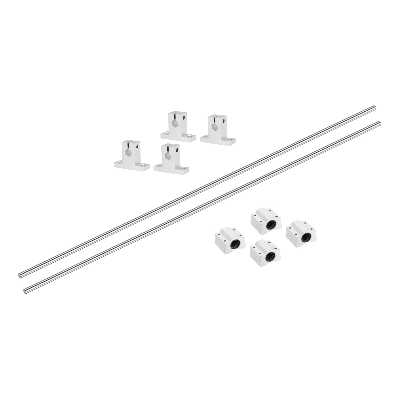 Guide de mouvement linéaire 8mm x 1000mm avec roulements SCS8UU et supports SK8 uxcell