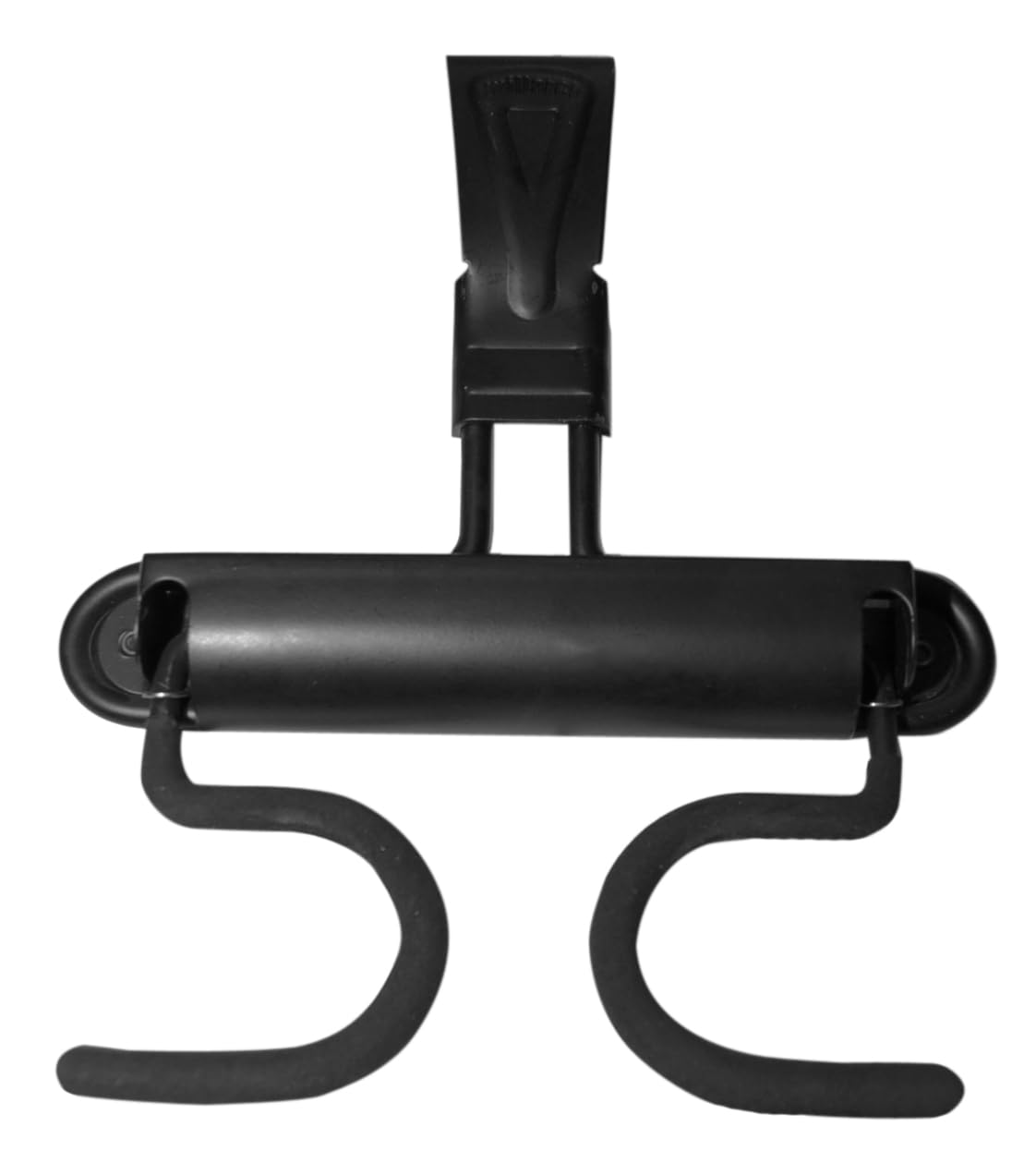 Green IT Double Tool Hook - Metal Wall Mount for Rack System - Compatible with Rail Rack System - Black, Steel