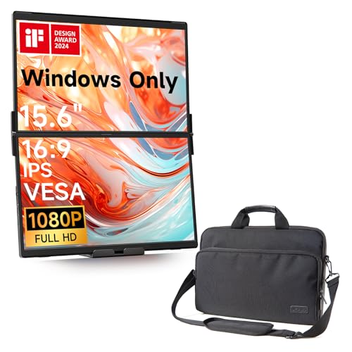 Image of JSAUX FlipGo Lite 15.6'' Portable Monitor with Bag