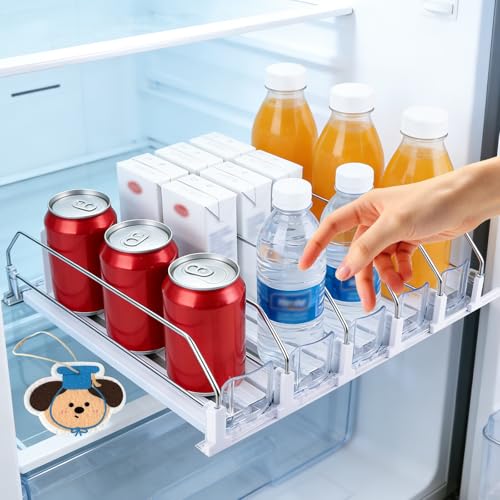 YUTUY Distributeur Automatique de Canettes pour Frigo,Organisateur avec 5 Rangées...