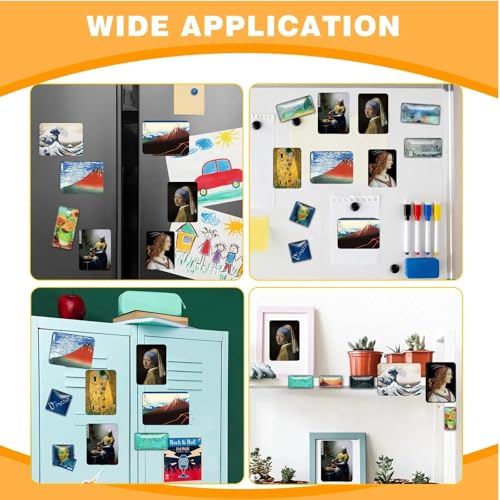 Imanes decorativos rectangulares para refrigerador 3 unidades miniatura 5