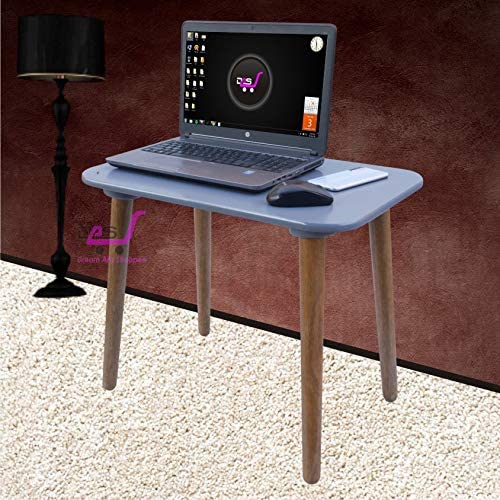 Image of Shoppee Fold-able Oval Shaped Side Table /Tea Coffee Breakfast Laptop Table (Grey)