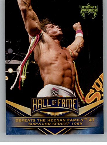 2018 Topps WWE Wrestling WWE Hall of Fame Tribute Ultimate Warrior #13 Defeats The Heenan Family at Survivor Series 1989