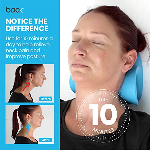 back - Neck Helper Traction Pillow for Pain Relief and Relaxer, Neck Hump and Posture Corrector, Chiropractic Neck Pillow for Pain Relief and Spine Alignment… - Image 5