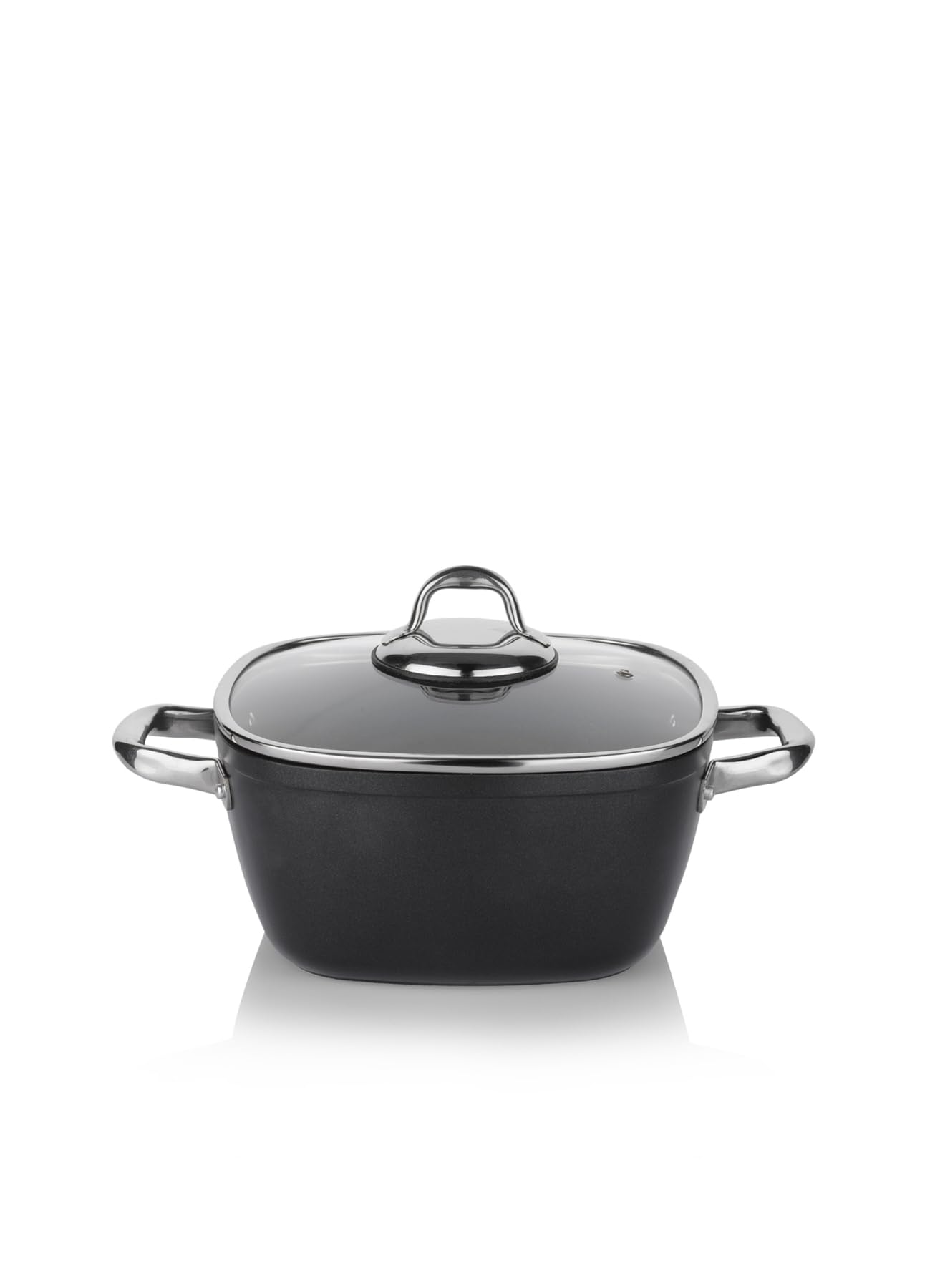 Schafer Gastronomie Master Granit 26 cm Kare Tava Siyah