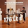 ErGear Height Adjustable Electric Standing Desk, 47.2 x 23.6 Inches Sit Stand up Desk, Memory Computer Home Office Desk with Two-Piece Desktop (Black) #3