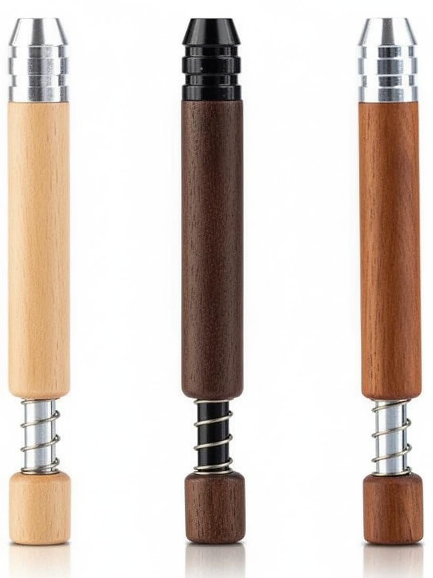Photo 1 of ?3-Pack?Reusable Wooden Tobacco Pipe Set, Portable for Gift ??? ?????? ????, Unique Design for Easy Cleaning, Premium Kit(about 3inches)