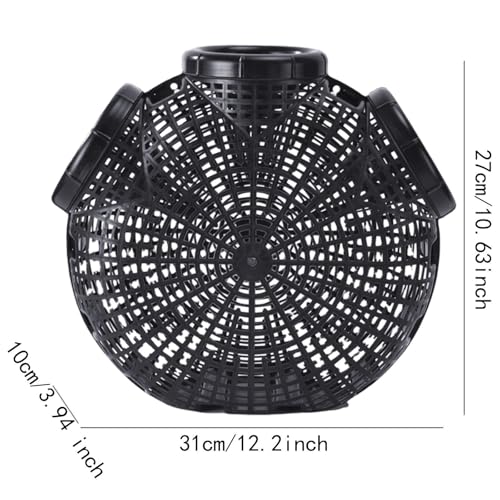 Aymzbd Rede de captura de caranguejo, apanhador de enguia de rio, eficiente, grande capacidade, à pr