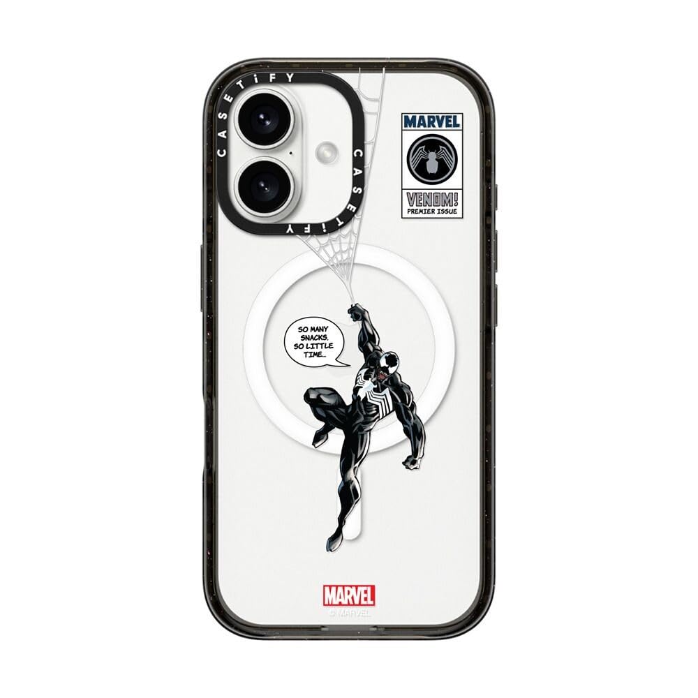 CASETiFY ヴェノム　iphone16pro ケースティファイ　マーベル Amazon.com: CASETiFY Impact iPhone 16 Case [Spider-Man Co